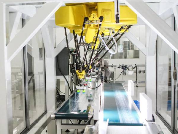 Claw machines on the production line in a Chinese factory