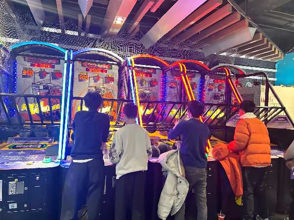Basketball machines are also loved by kids
