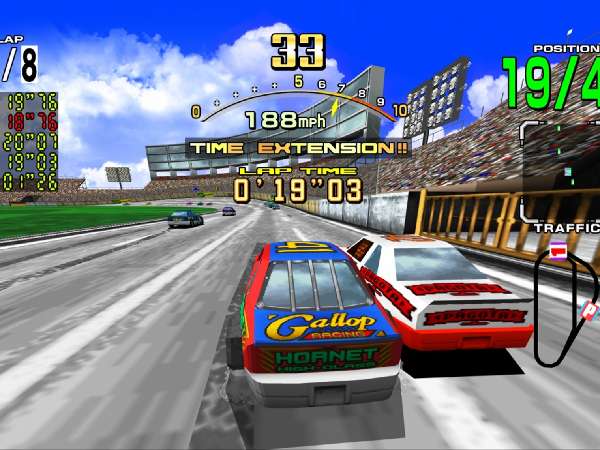 Classic tournament vibes with Daytona USA