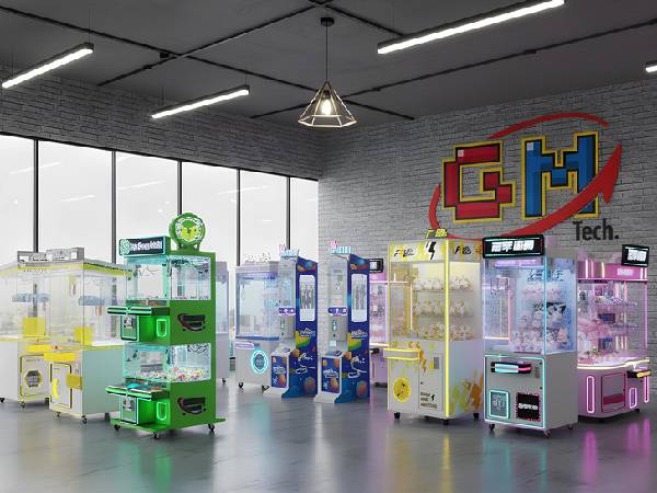 GM‑Arcade claw machines