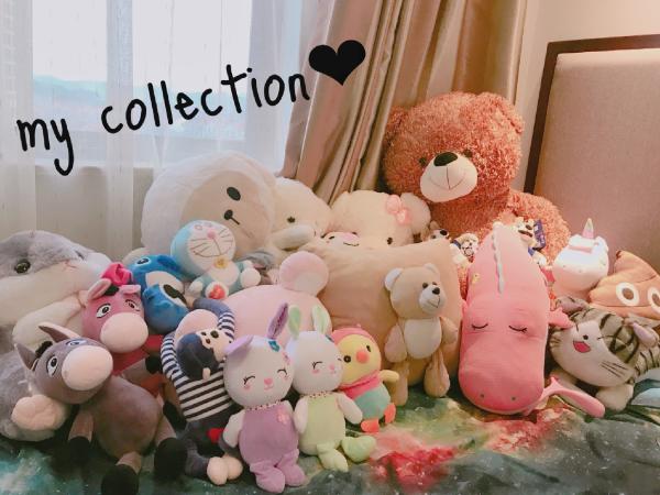 Player showing off their claw machine prize